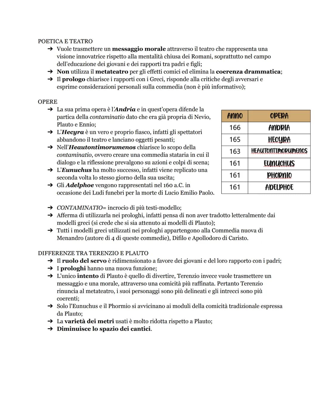 Terenzio
VITA
→ Nacque nel 185/184 a.C. a Cartagine (Africa) e giunse a Roma come schiavo del
senatore Terenzio Lucano, il quale decise di f