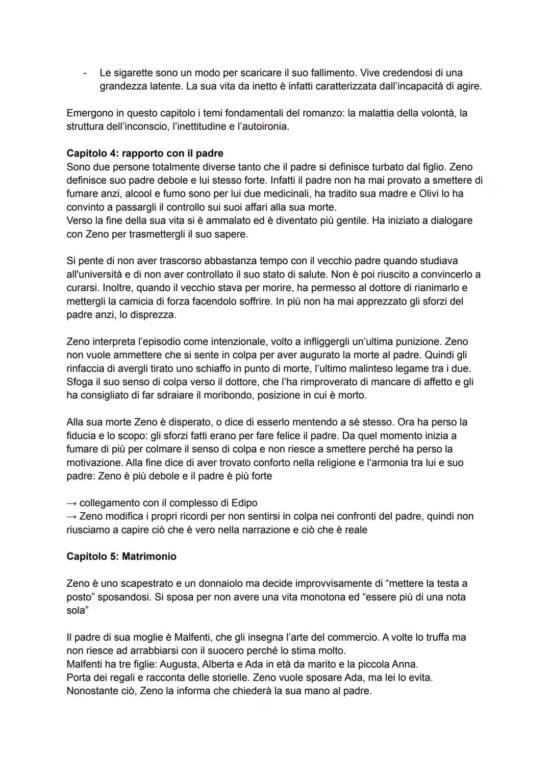 La coscienza di Zeno
Il dottore gli ha prescritto di scrivere la sua vita per capirsi meglio, smettere di fumare e
facilitare la riemersione