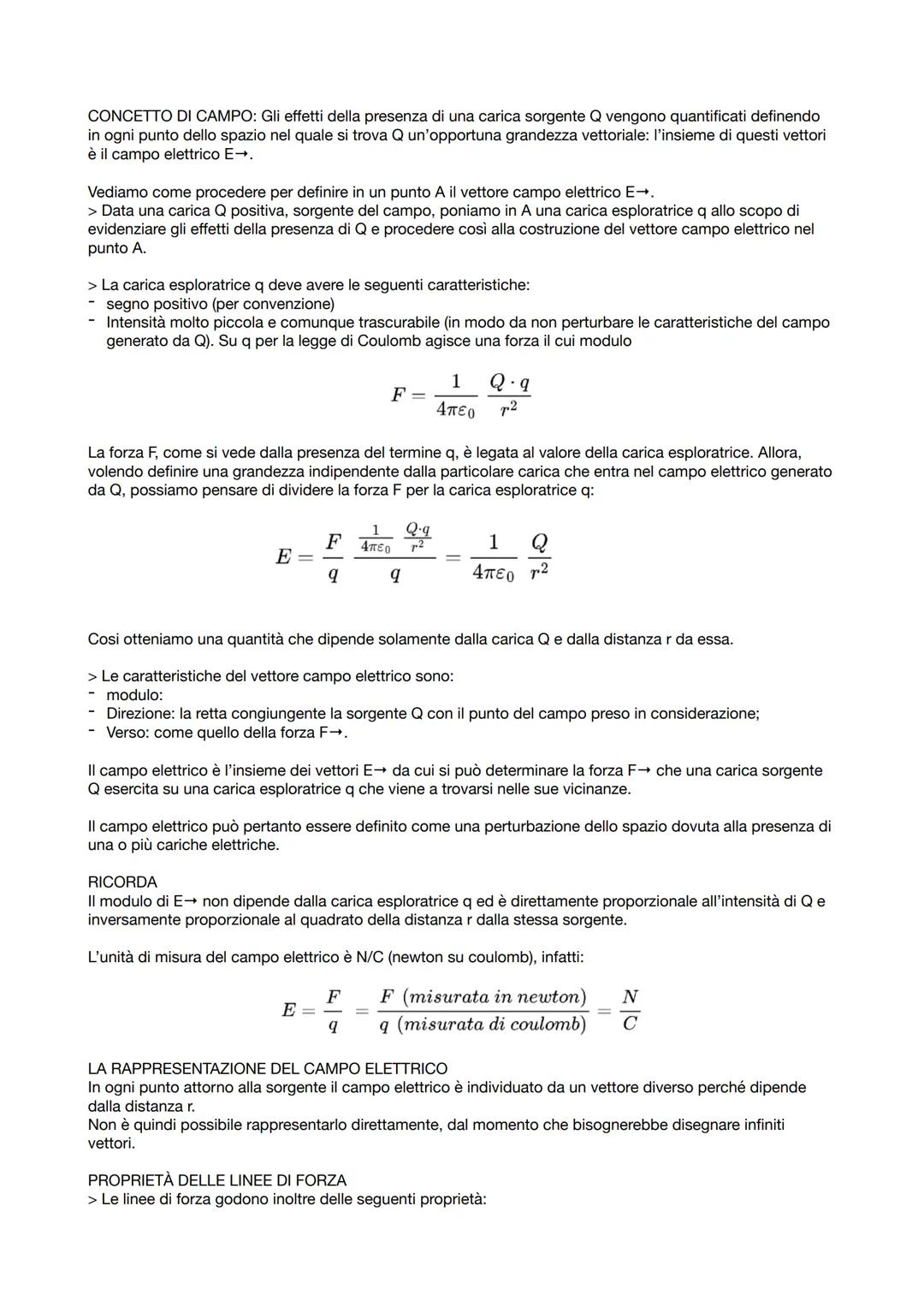 FENOMENI ELETTROSTATICI E CAMPI ELETTRICI
CARICA ELETTRICA
Gli antichi Greci avevano osservato che strofinando l'ambra, una resina fossile d