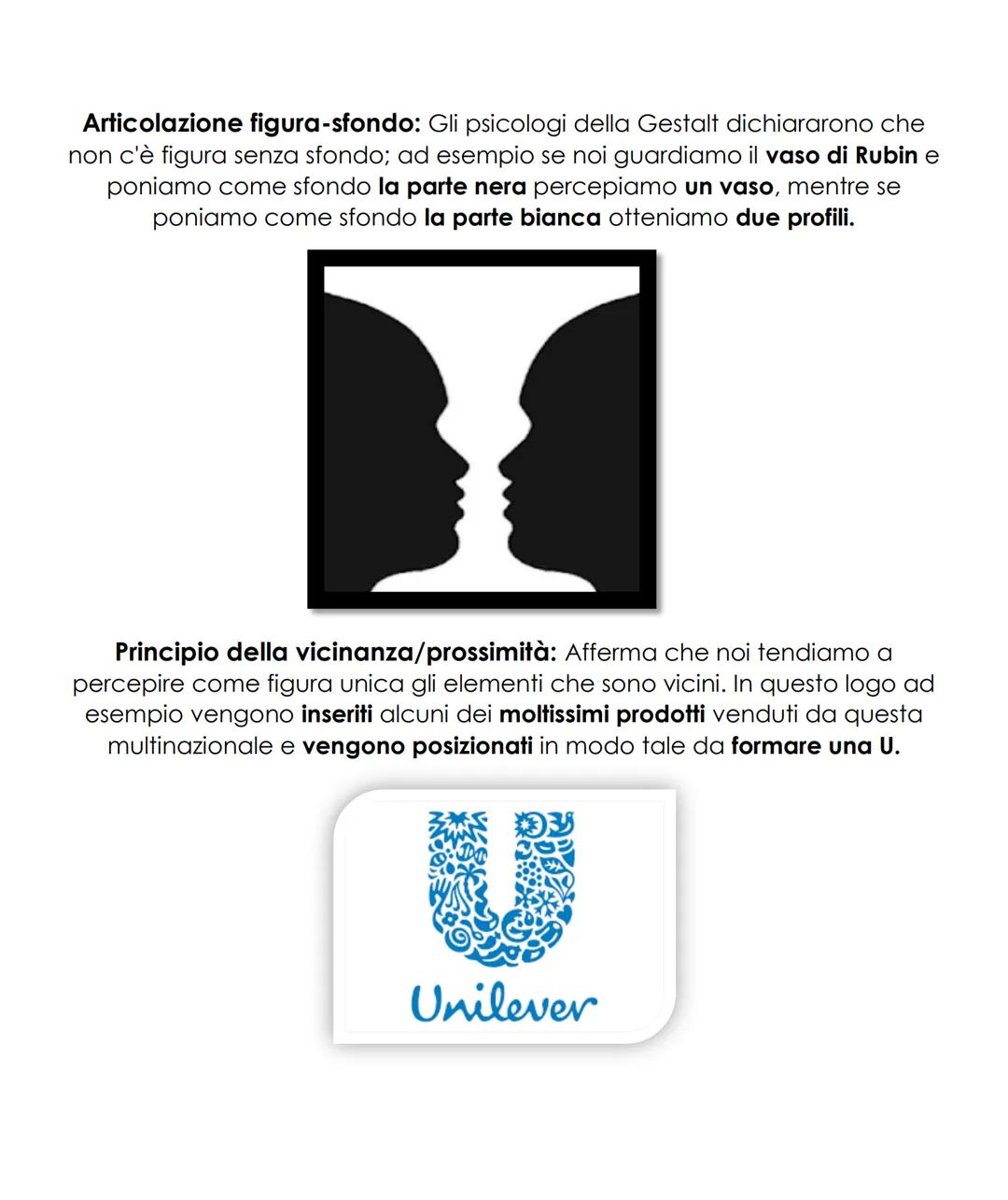 LA PERCEZIONE ED I PRINCIPI DELLA GESTALT
La percezione in psicologia fa riferimento al risultato di un complesso insieme
di meccanismi cogn