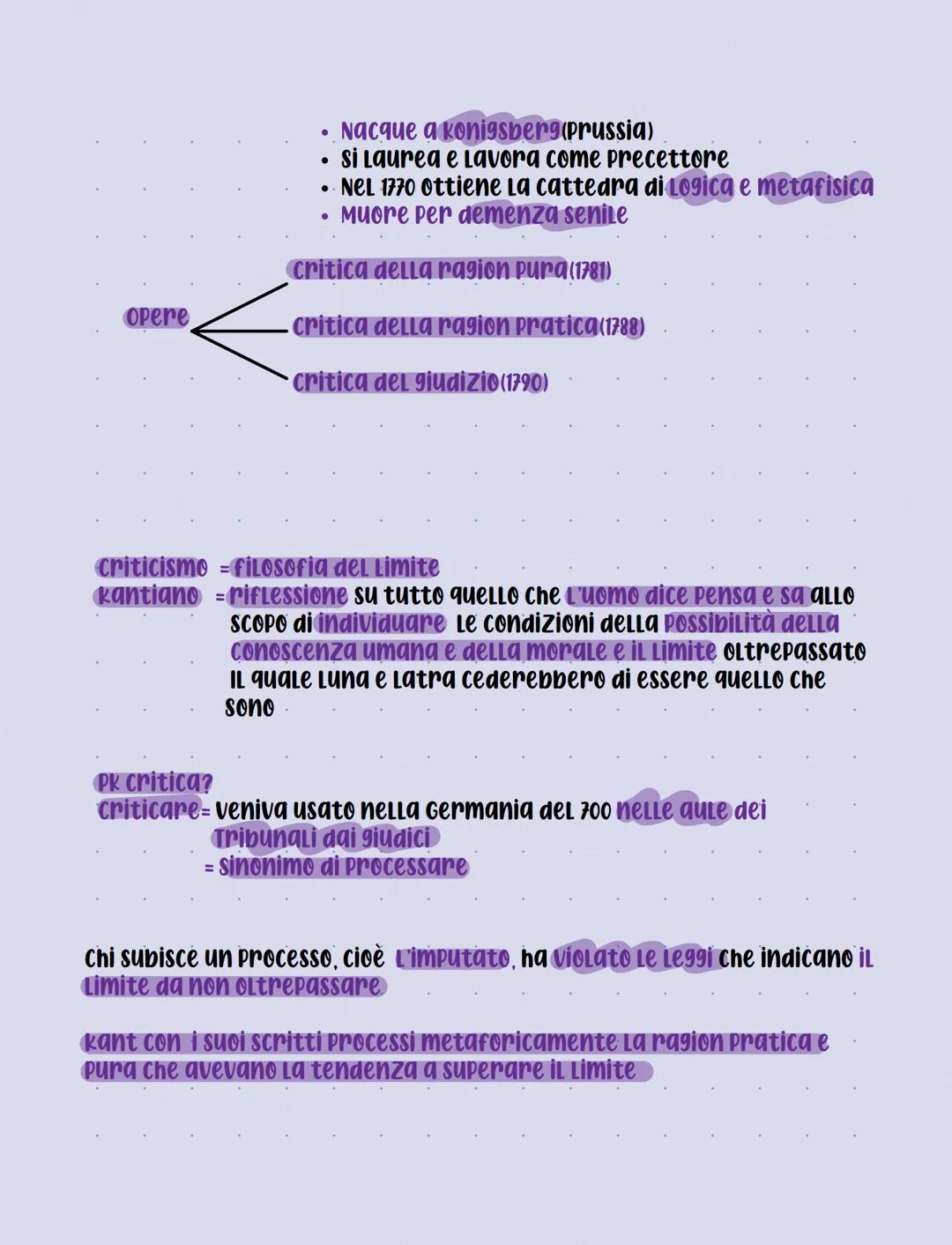 Il Criticismo Kantiano:
Empirismo corrente filosofica sviluppata in Europa tra il 600-700
=afferma che tutte le conoscenze dell'uomo derivan