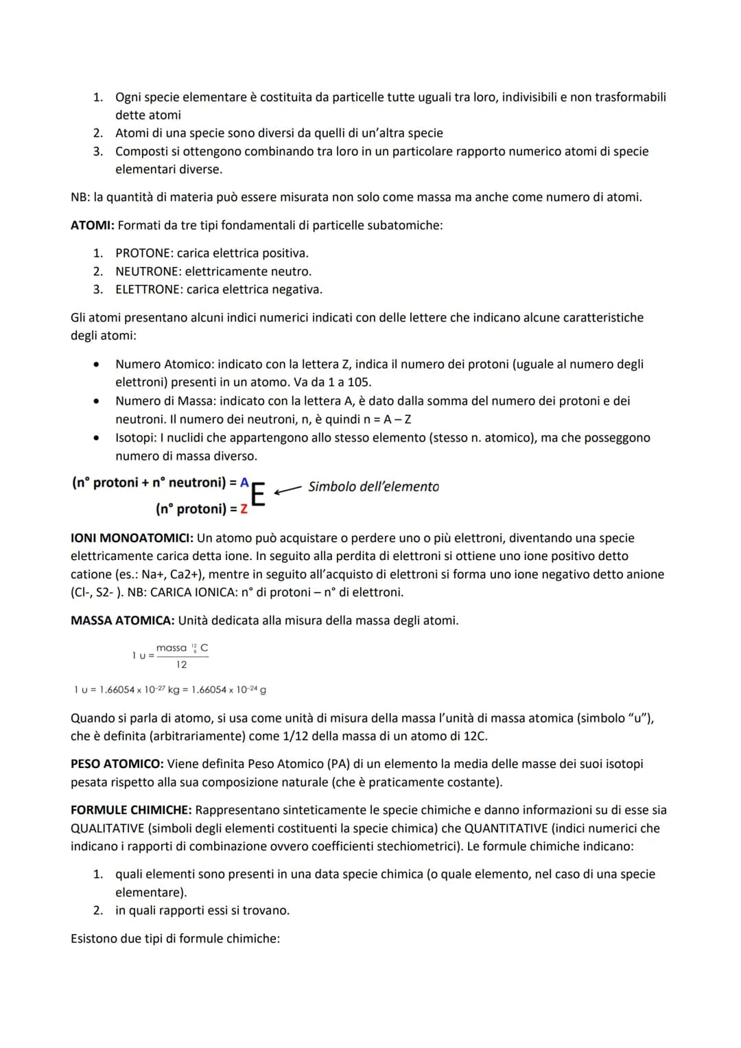 CHIMICA
DEFINIZIONE: Scienza che studia le proprietà, la composizione, l'identificazione, la preparazione e il modo
di reagire delle sostanz