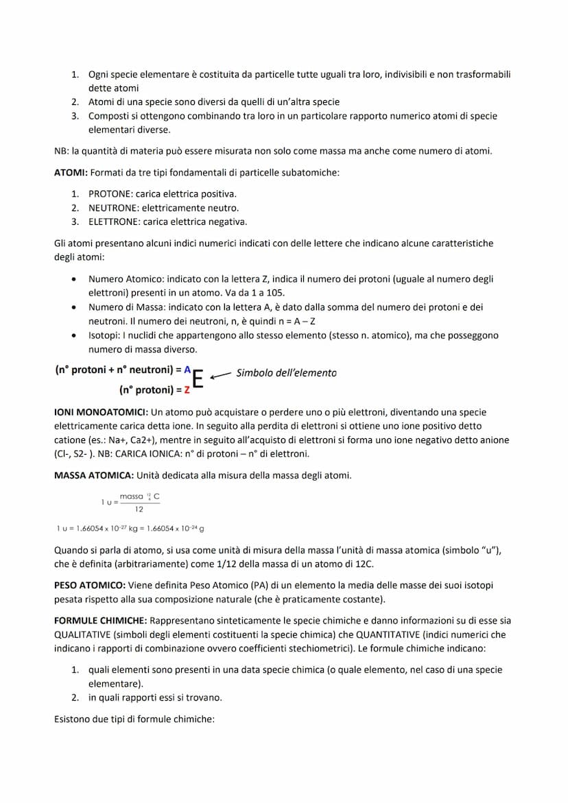CHIMICA
DEFINIZIONE: Scienza che studia le proprietà, la composizione, l'identificazione, la preparazione e il modo
di reagire delle sostanz