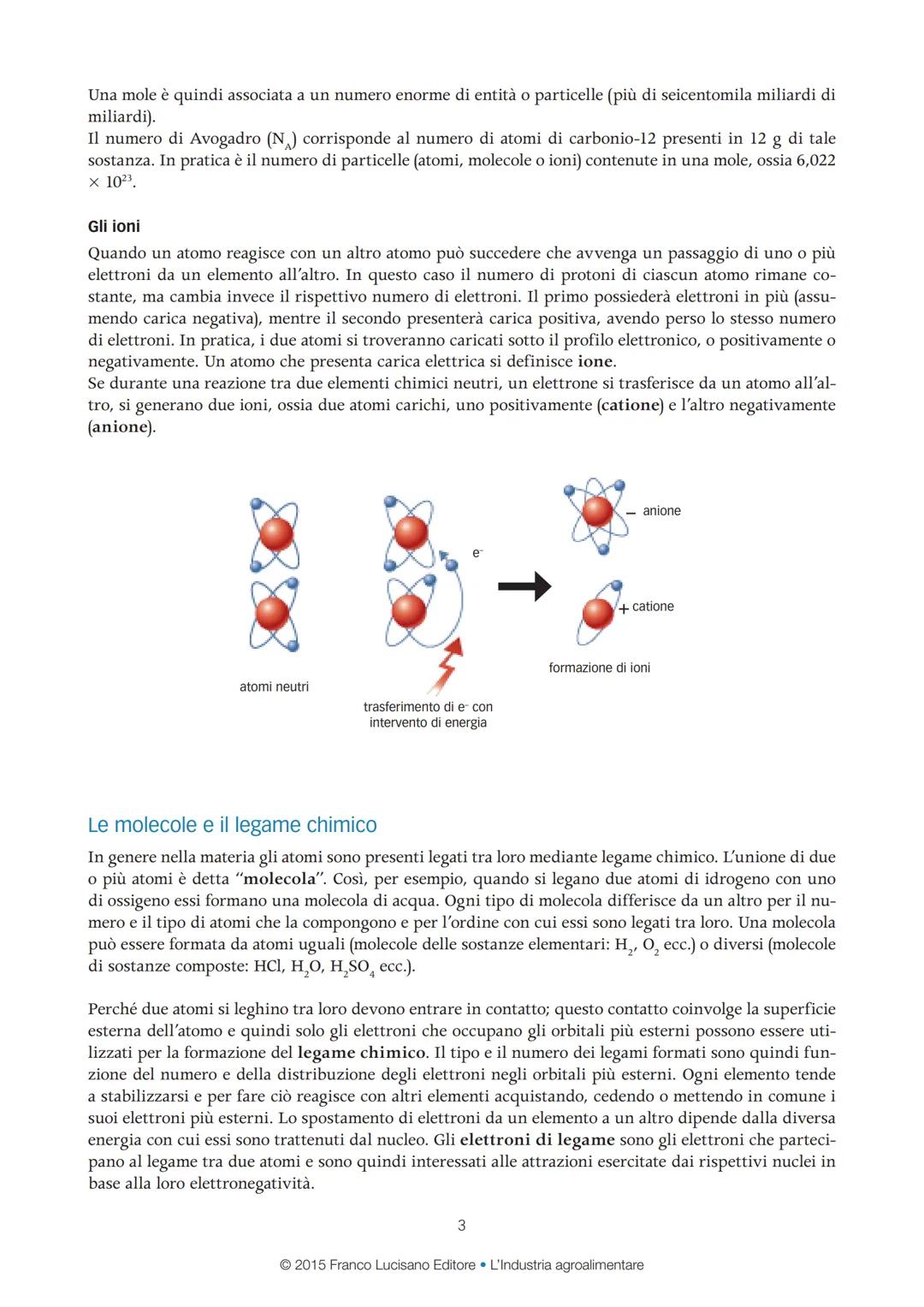 La Chimica generale in breve
La chimica è quella parte della scienza che studia la struttura, le proprietà e le trasformazioni della
materia