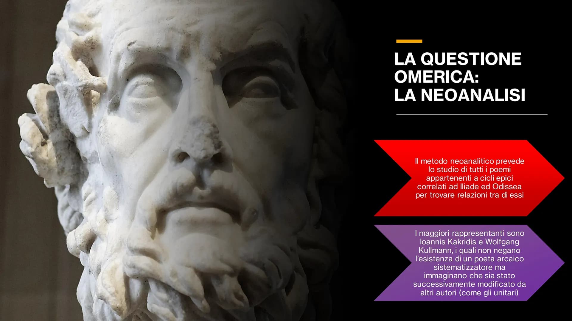 III B
LA
QUESTIONE
OMERICA
BUCCI FABRIZIO
DE FELICE BENEDETTA
N.B. Le informazioni presenti su questa presentazione sono state interamente r