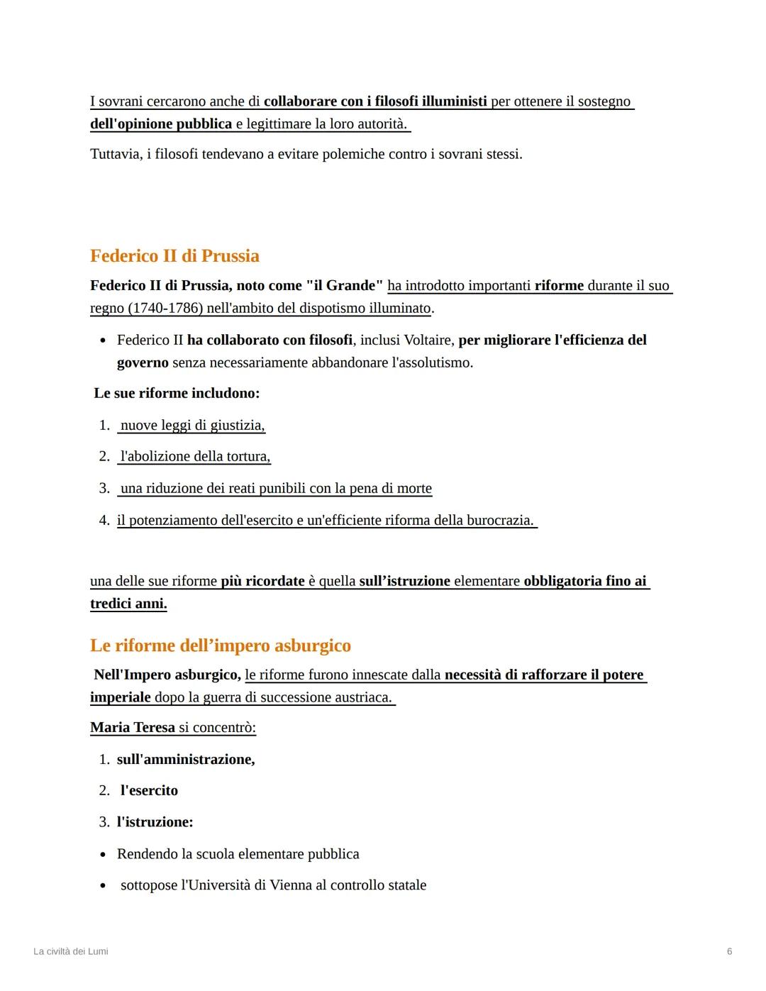 La civiltà dei Lumi
7 CLASS
Storia
In progress
Created time @September 21, 2023 7:48 AM
Checked
stato
L'Illuminismo è un importante moviment