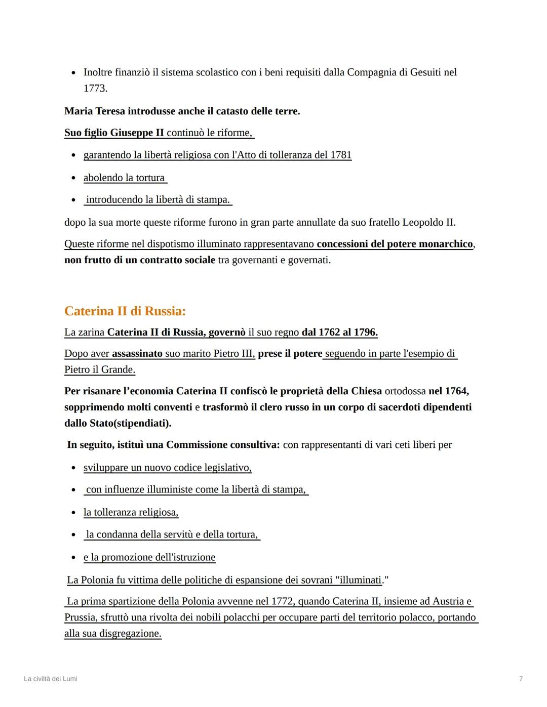La civiltà dei Lumi
7 CLASS
Storia
In progress
Created time @September 21, 2023 7:48 AM
Checked
stato
L'Illuminismo è un importante moviment