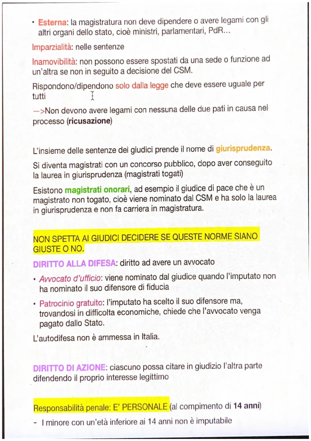 Art. 101-113
La Magistratura, esercita il potere giurisdizionale, ovvero applica le
norme generali e astratte del diritto ai casi concreti.
