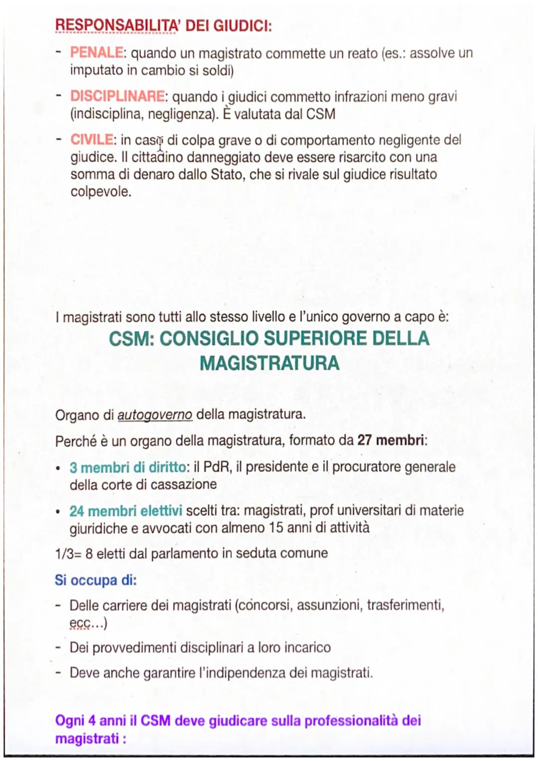 Art. 101-113
La Magistratura, esercita il potere giurisdizionale, ovvero applica le
norme generali e astratte del diritto ai casi concreti.
