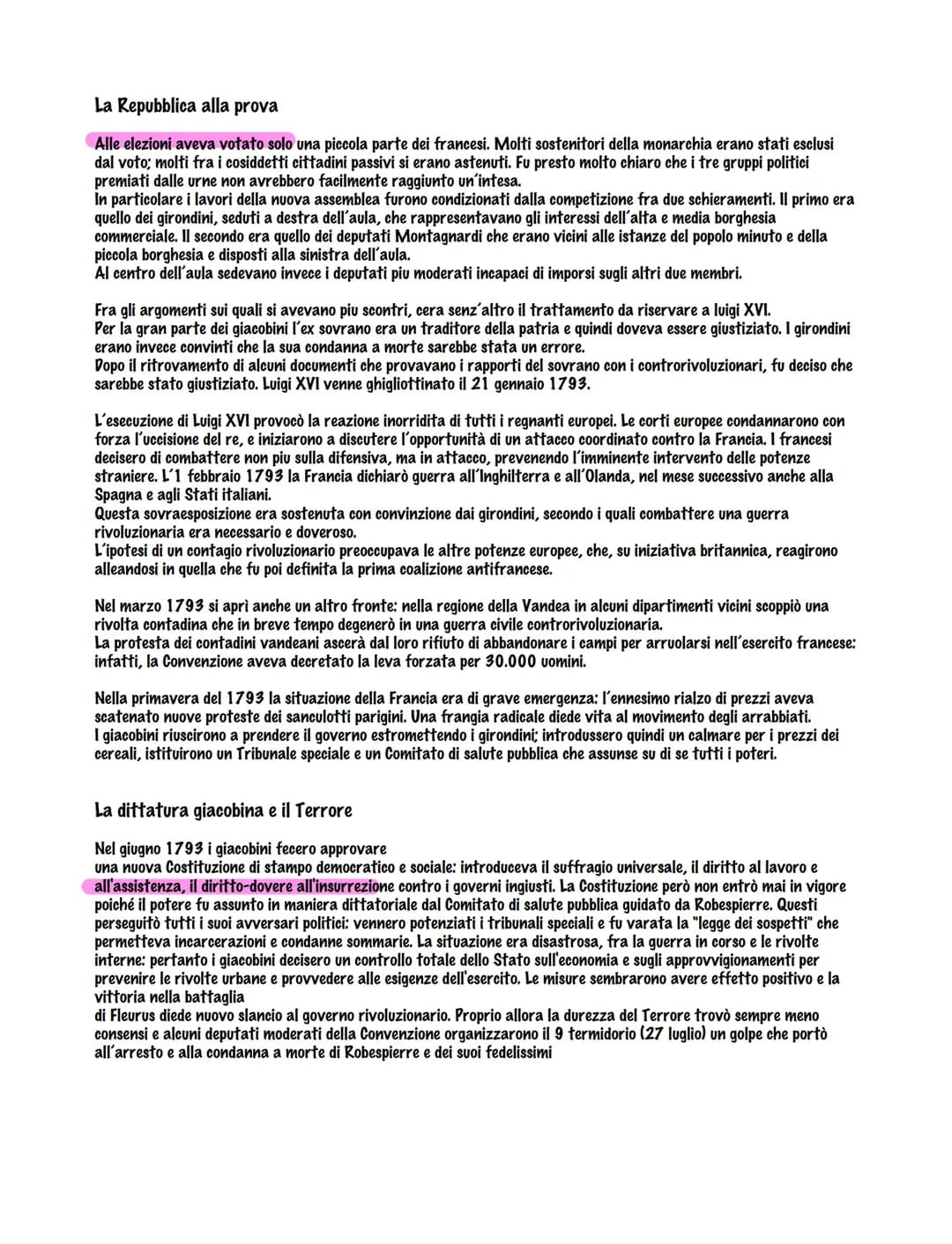 La rivoluzione francese
La crisi dell'Antico regime in Francia
Poco era cambiato in Francia nel corso del XVIII secolo. Il potere del re era