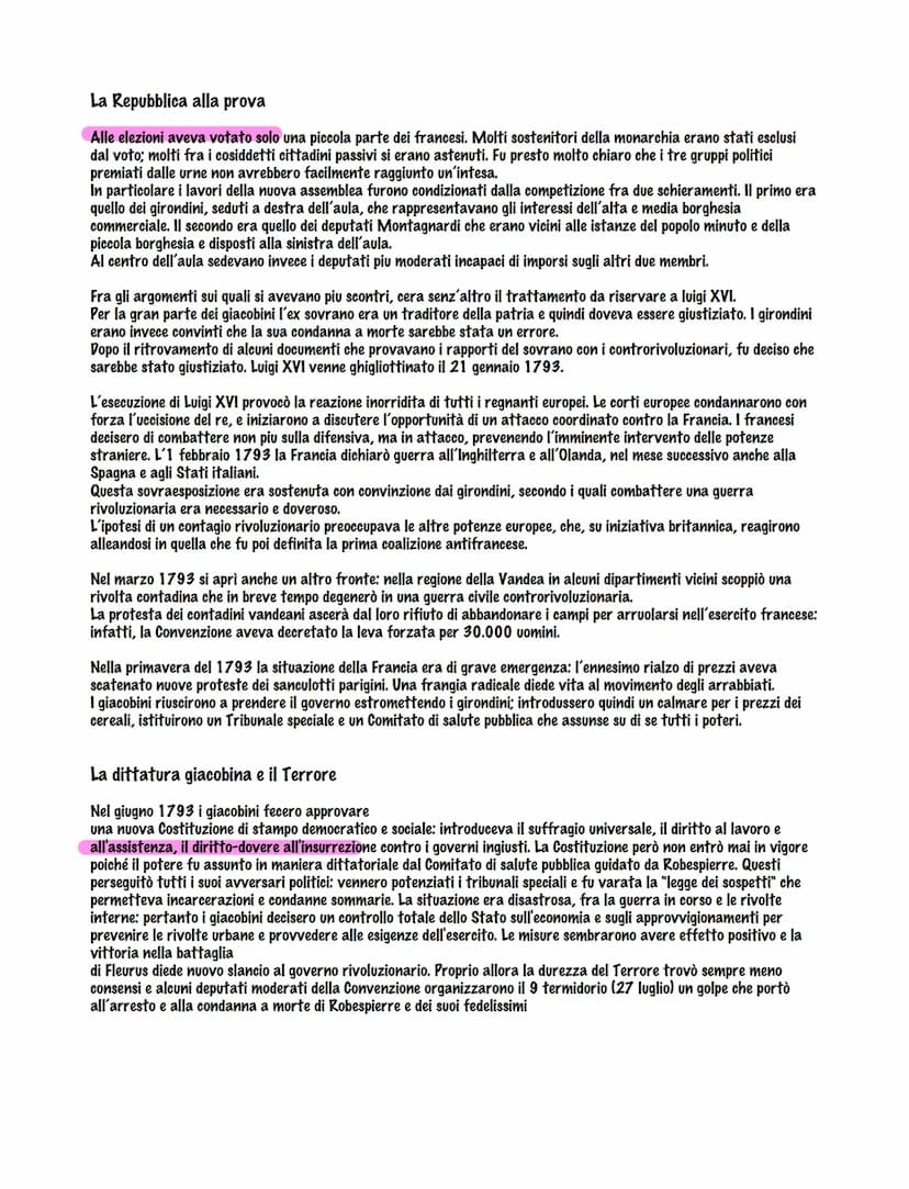 La rivoluzione francese
La crisi dell'Antico regime in Francia
Poco era cambiato in Francia nel corso del XVIII secolo. Il potere del re era