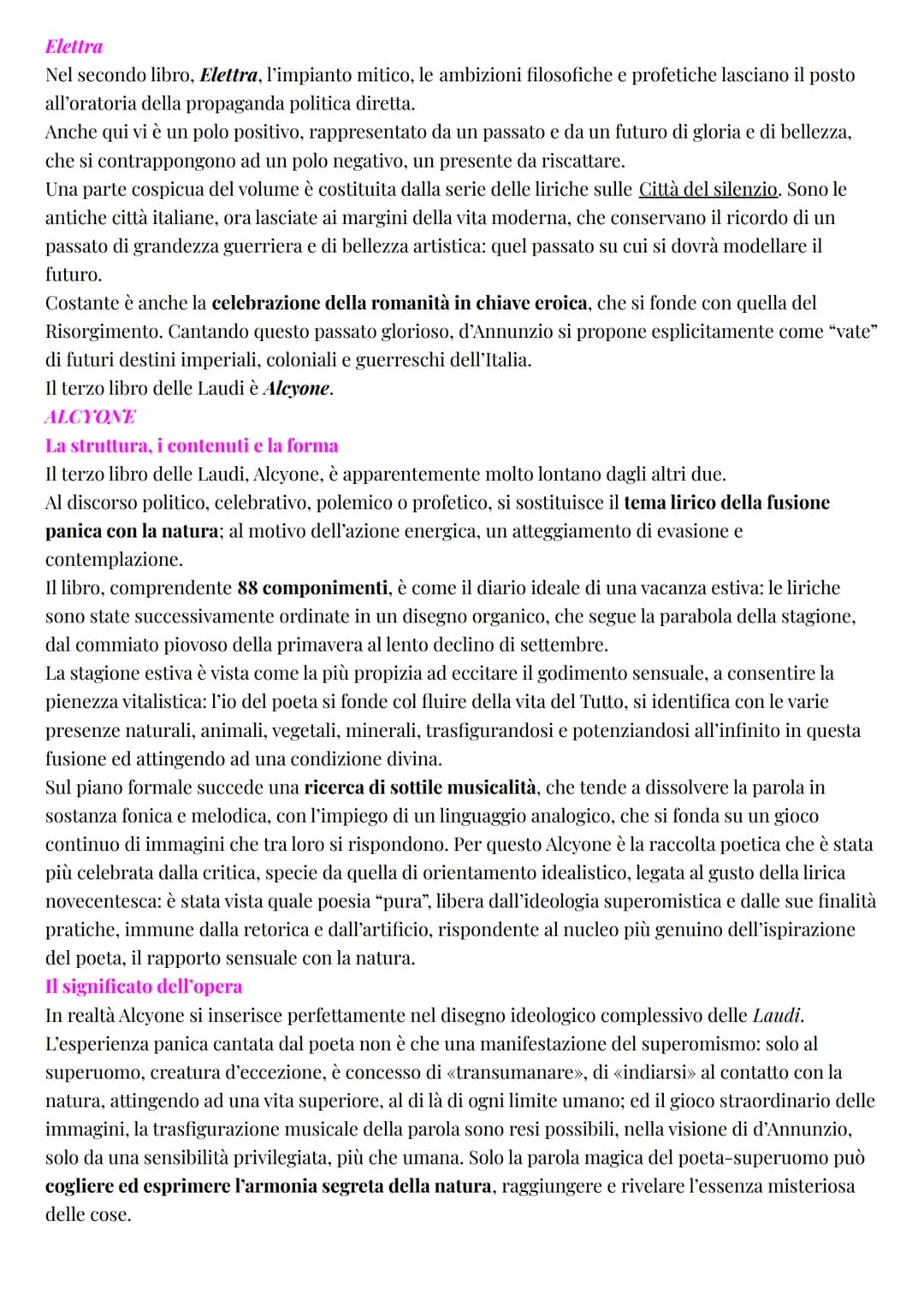 Italiano
Gabriele d'Annunzio
LA VITA
L'esteta
La vita di d'Annunzio può essere considerata una delle sue opere più interessanti:
secondo i p