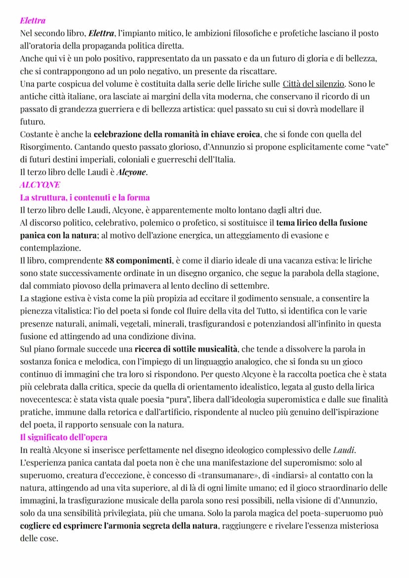 Italiano
Gabriele d'Annunzio
LA VITA
L'esteta
La vita di d'Annunzio può essere considerata una delle sue opere più interessanti:
secondo i p