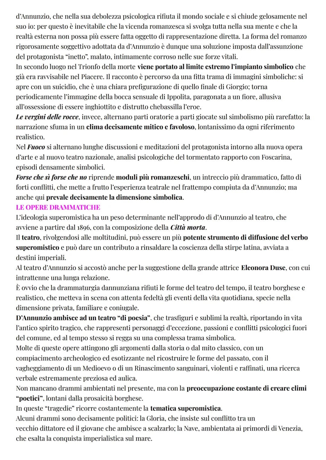 Italiano
Gabriele d'Annunzio
LA VITA
L'esteta
La vita di d'Annunzio può essere considerata una delle sue opere più interessanti:
secondo i p
