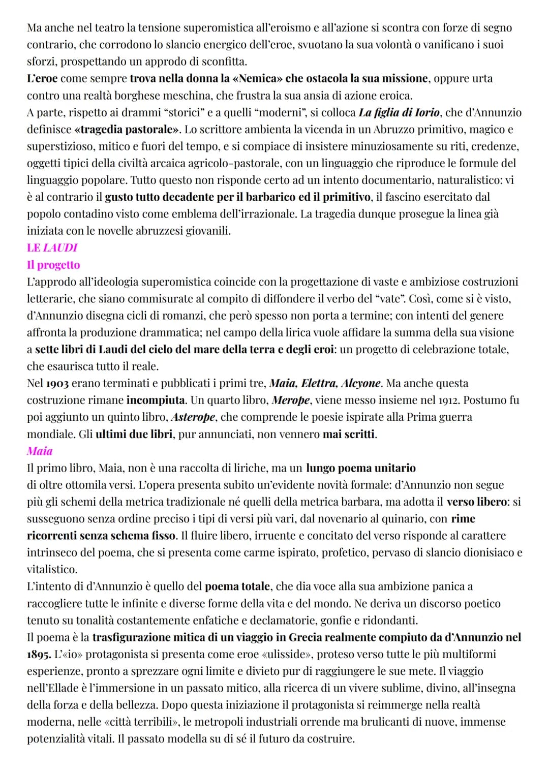 Italiano
Gabriele d'Annunzio
LA VITA
L'esteta
La vita di d'Annunzio può essere considerata una delle sue opere più interessanti:
secondo i p