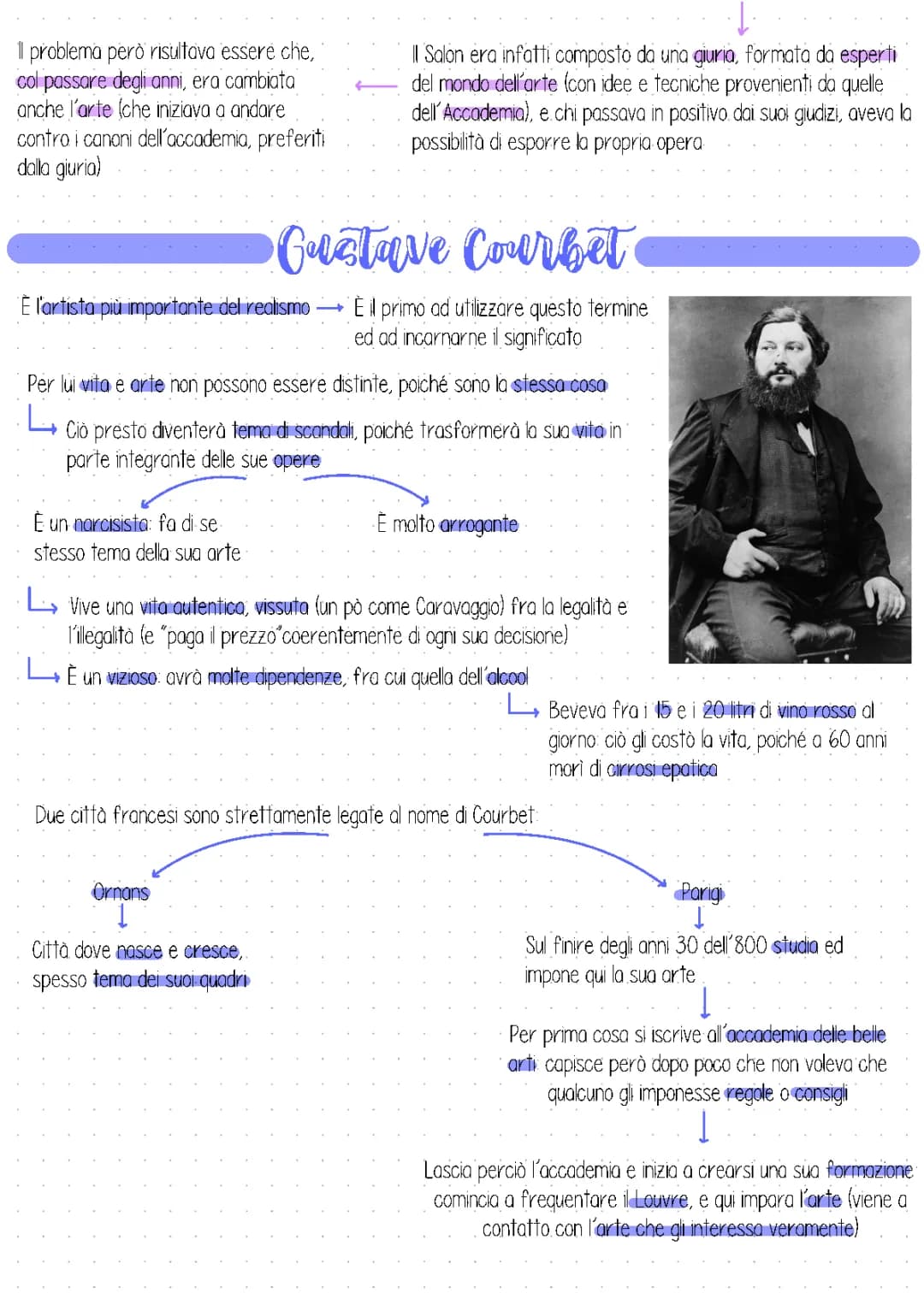 l’arte di Courbet_ continuazione del realismo