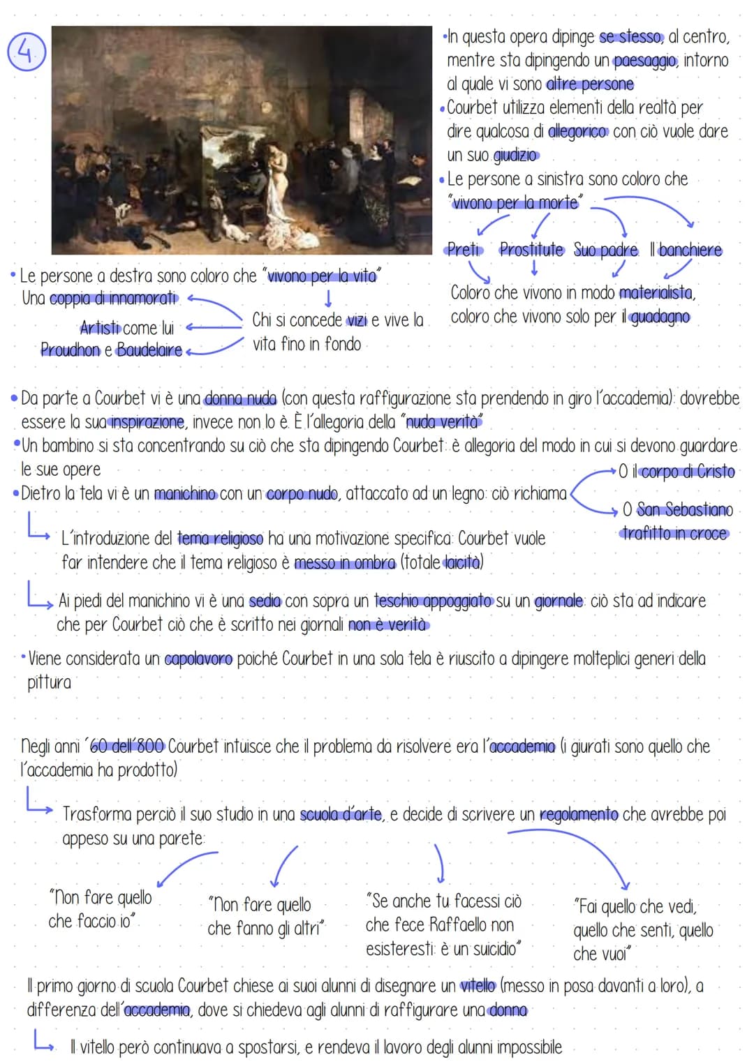 Il problema però risultava essere che,
col passare degli anni, era cambiata
anche l'arte (che iniziava a andare
contro i canoni dell'accadem