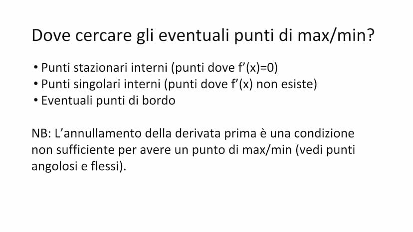 TEOREMI DI ROLLE
E LAGRANGE
SEGNO DELLA DERIVATA, PUNTI STAZIONARI,
MASSIMI, MINIMI E FLESSI
FABRIZIO CAVA CL. 5^AE TEOREMA DI ROLLE
Sia f: 