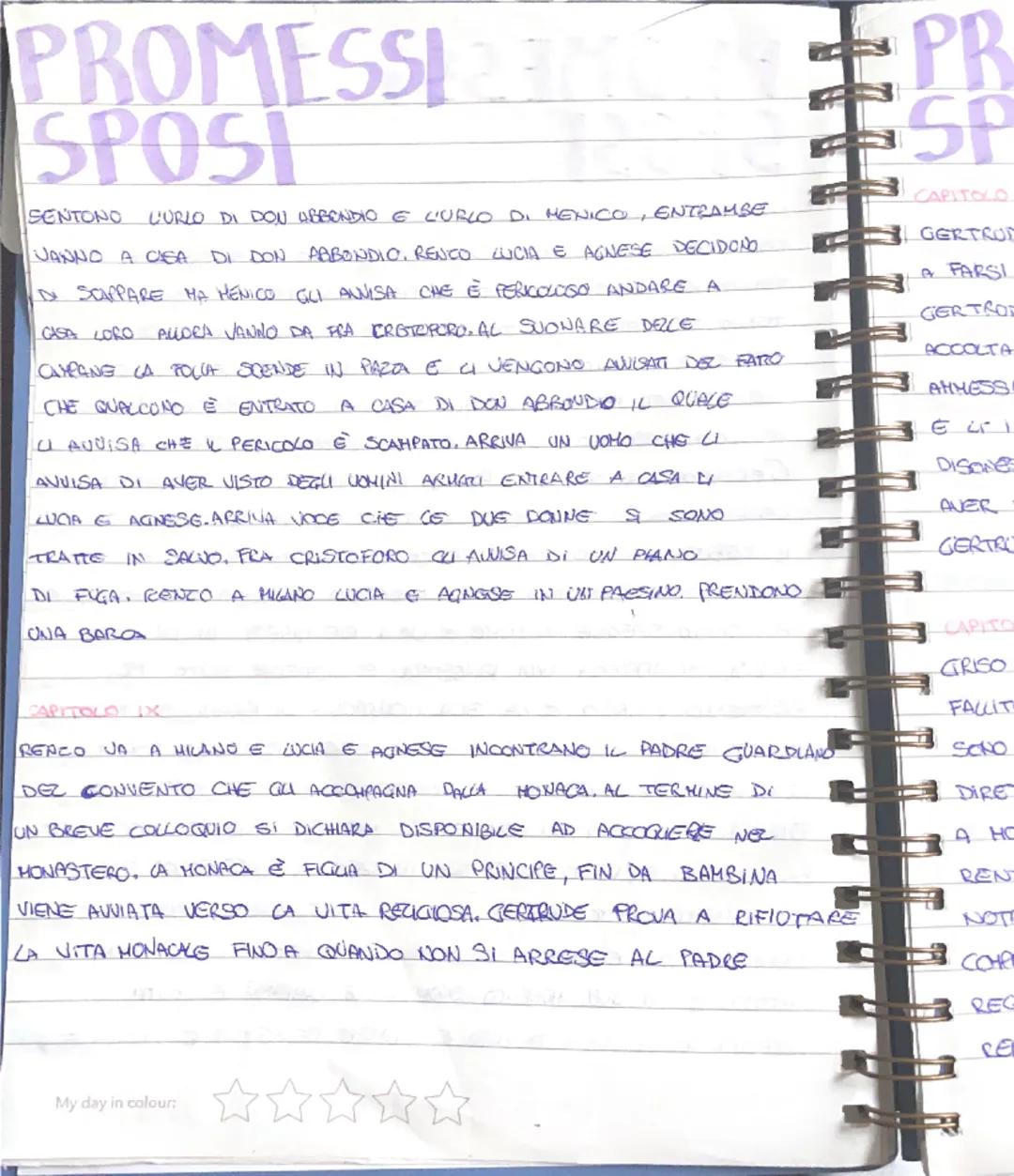 PROMESSI
SPOSI
CAPITOLO V
PADRE CRISTOFORO, ARRIVATO A CASA DI LUCIA, CERCA DI TROVARE UNA
SOLUZIONE AL PROBLEMA DEL MANCATO MATRIMONIO E DI