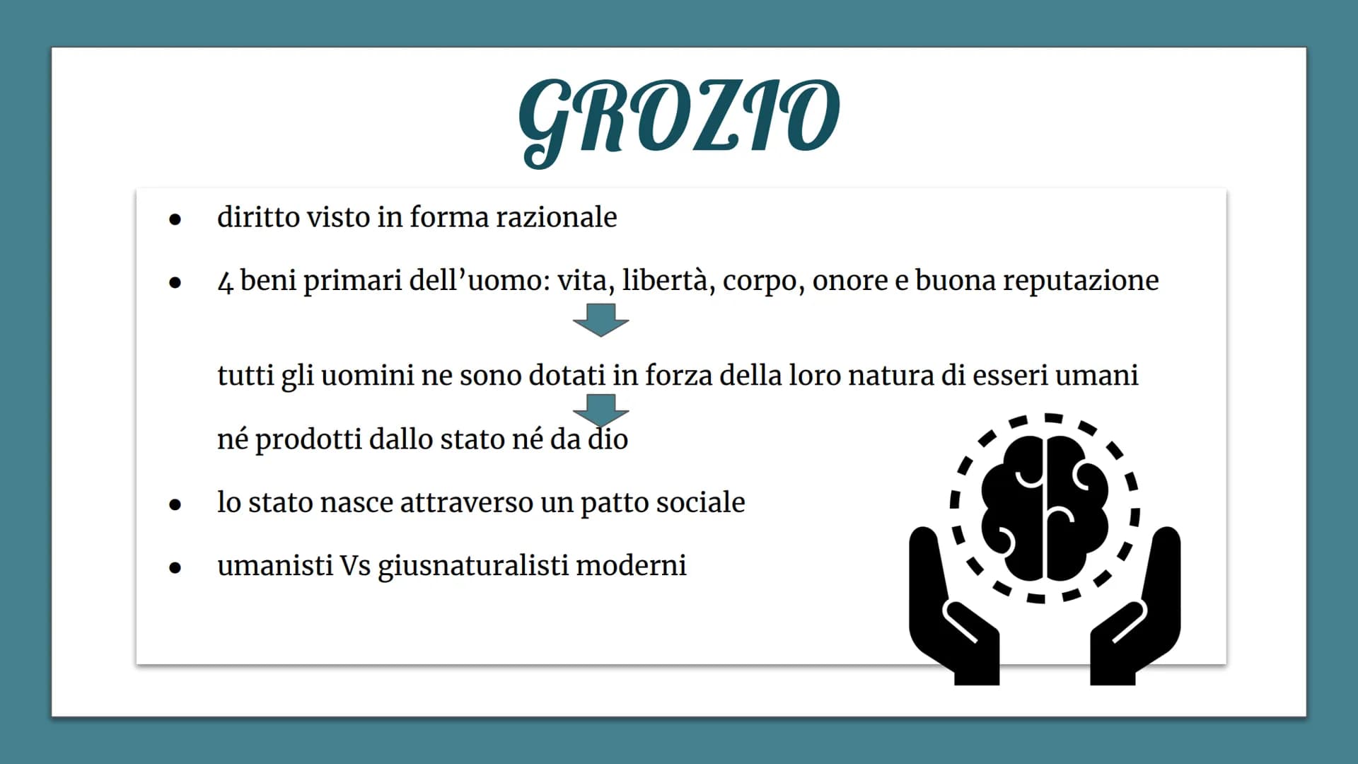 GIUSNATURALISMO
MODERNO OF
GIUSNATURALISMO
"scuola del diritto naturale"
2.
negazione dell'origine divina o trascendente del potere
del sovr