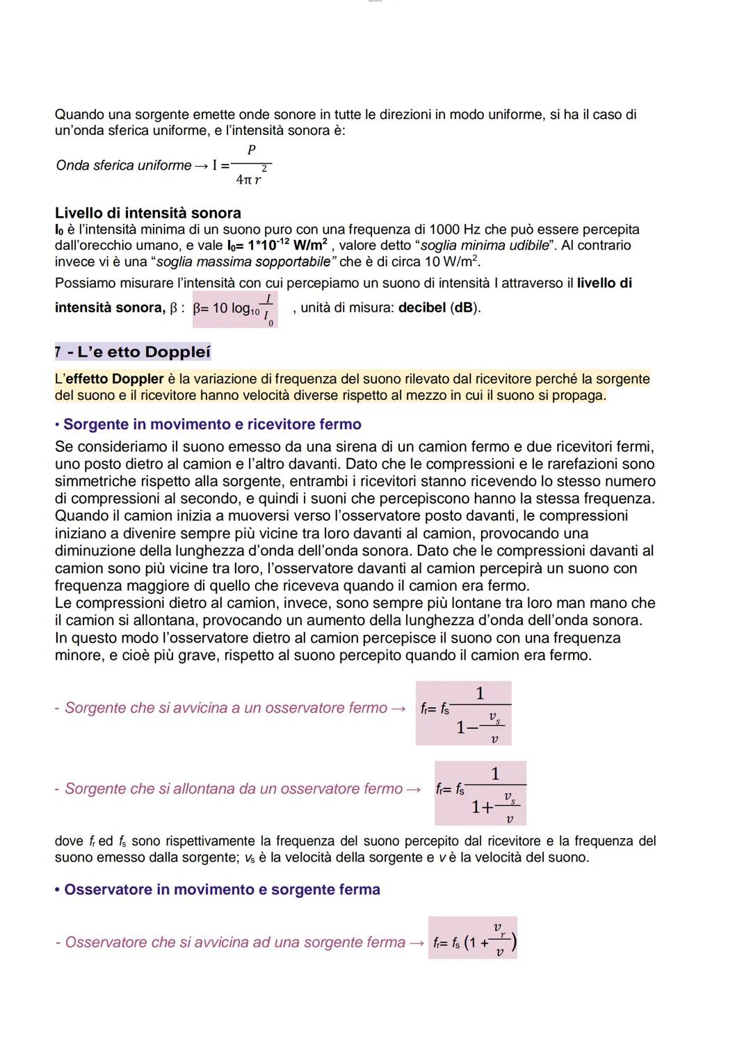 LE ONDE E IL SUONO
1 - L'oscillatoíe aímonico
Un oscillatore armonico è un oggetto di massa m che si muove sotto l'azione di una forza
elast