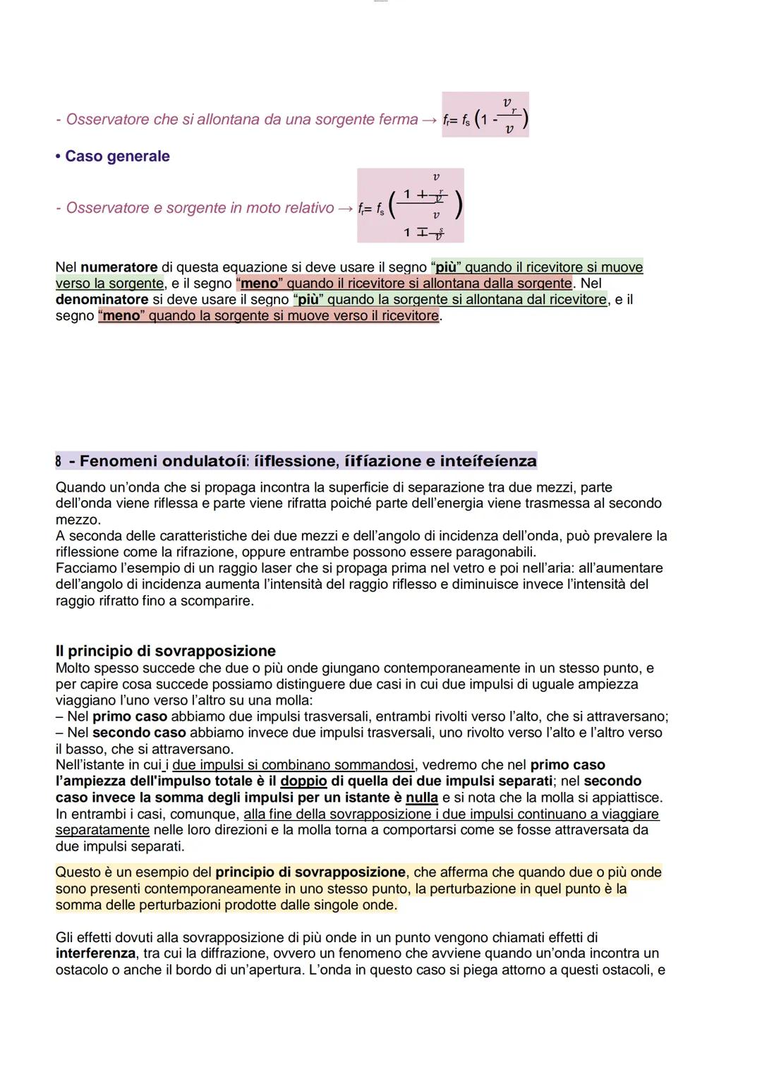 LE ONDE E IL SUONO
1 - L'oscillatoíe aímonico
Un oscillatore armonico è un oggetto di massa m che si muove sotto l'azione di una forza
elast