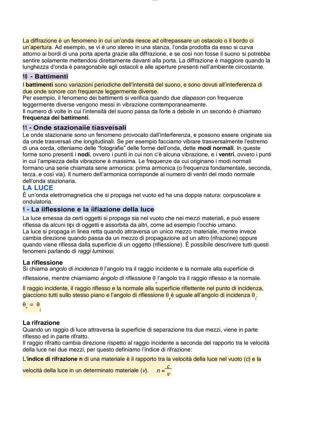 LE ONDE E IL SUONO
1 - L'oscillatoíe aímonico
Un oscillatore armonico è un oggetto di massa m che si muove sotto l'azione di una forza
elast