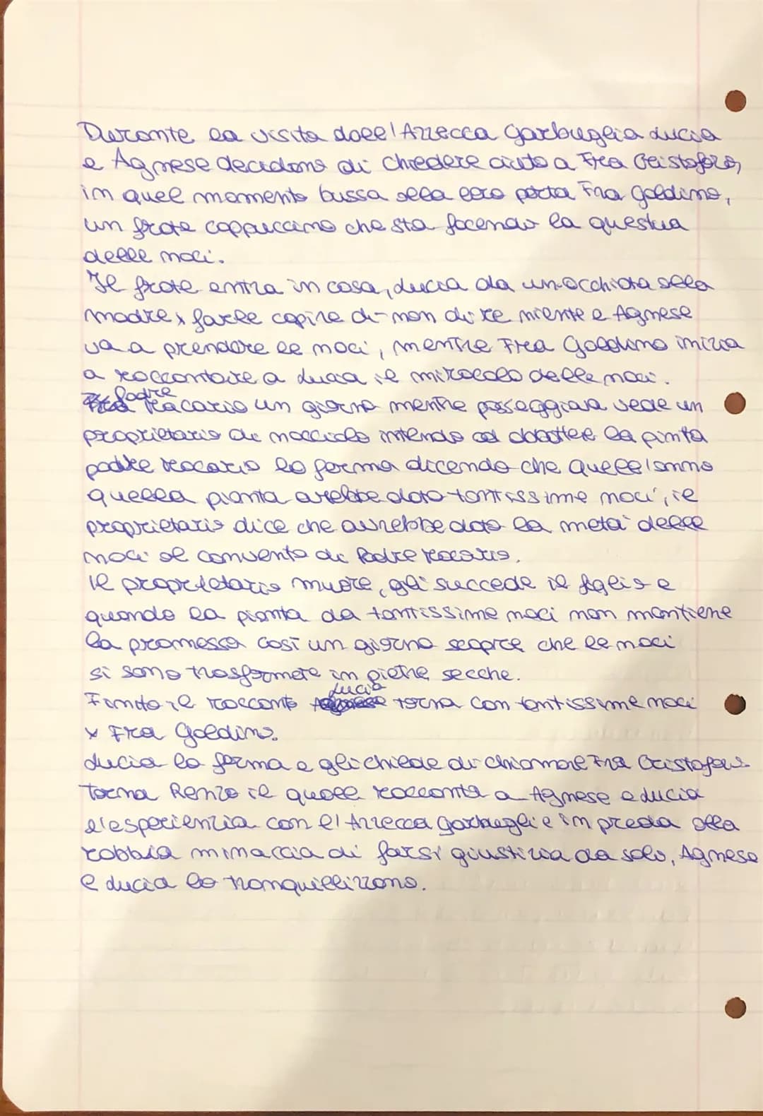 PROMESSI SPOSI
CAPITO203
Riassunte
Je capitolo si apre con la confessione di Lucia che
reacconta in preda dell Pacrime, alla madre e a
Renco