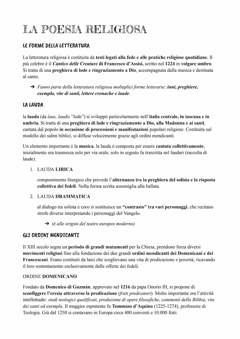 LA NASCITA DELLA
LETTERATURA ITALIANA
I VOLGARI ITALIANI
Le prime testimonianze scritte della lingua italiana "volgare" (parlata dal popolo)