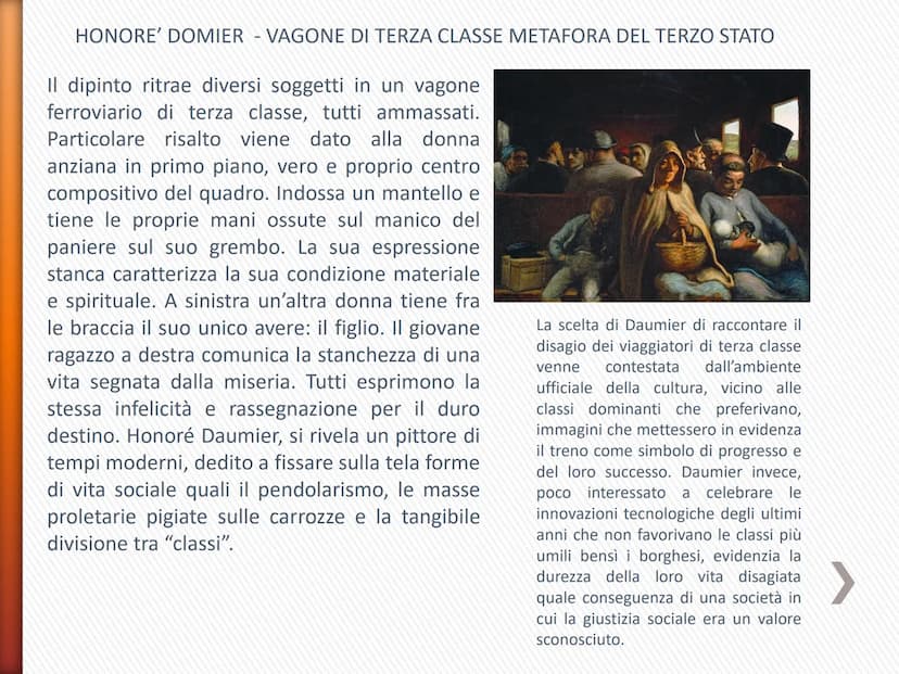 IL REALISMO
La rivoluzione industriale provoca profondi cambiamenti anche dal
punto di vista sociale: i contadini abbandonano le campagne e 