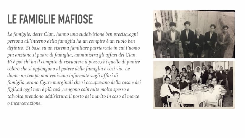 LA MAFIA 054
50 EURO
COSA È LA MAFIA?
Mafia è un termine che indica un tipo di
organizzazione criminale retta da violenza,
omertà, riti d'in