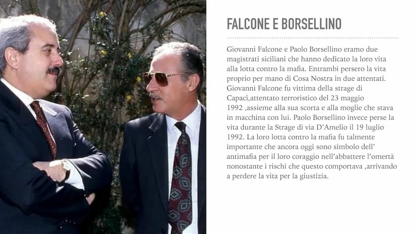 LA MAFIA 054
50 EURO
COSA È LA MAFIA?
Mafia è un termine che indica un tipo di
organizzazione criminale retta da violenza,
omertà, riti d'in