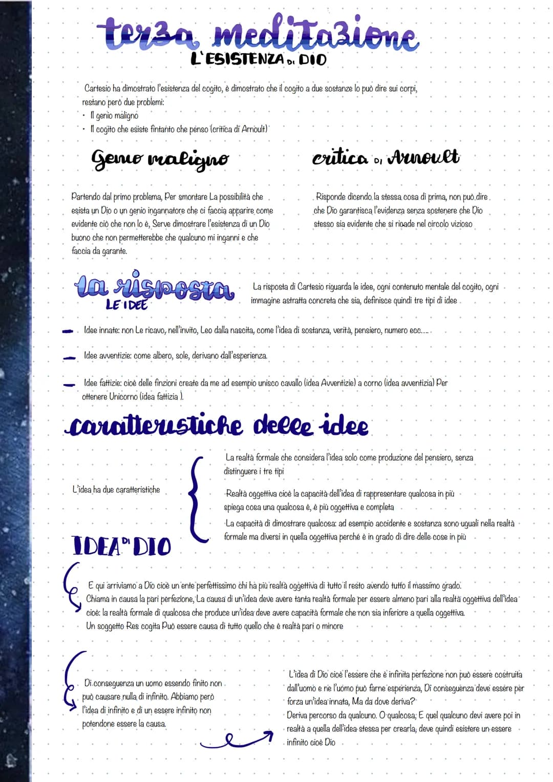 
<p>Con Cartesio abbiamo una nuova fondazione del sapere, diversa dalla tradizione dell'aristotelismo scolastico e dalla magia e dall' astro