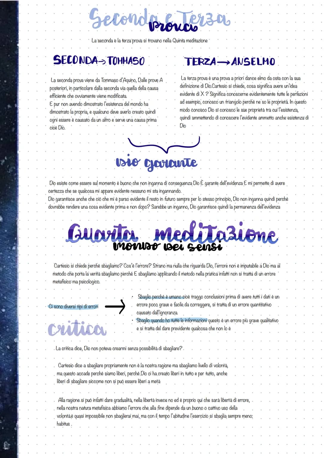 
<p>Con Cartesio abbiamo una nuova fondazione del sapere, diversa dalla tradizione dell'aristotelismo scolastico e dalla magia e dall' astro