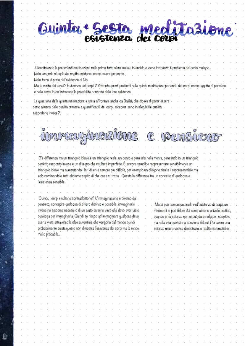 
<p>Con Cartesio abbiamo una nuova fondazione del sapere, diversa dalla tradizione dell'aristotelismo scolastico e dalla magia e dall' astro