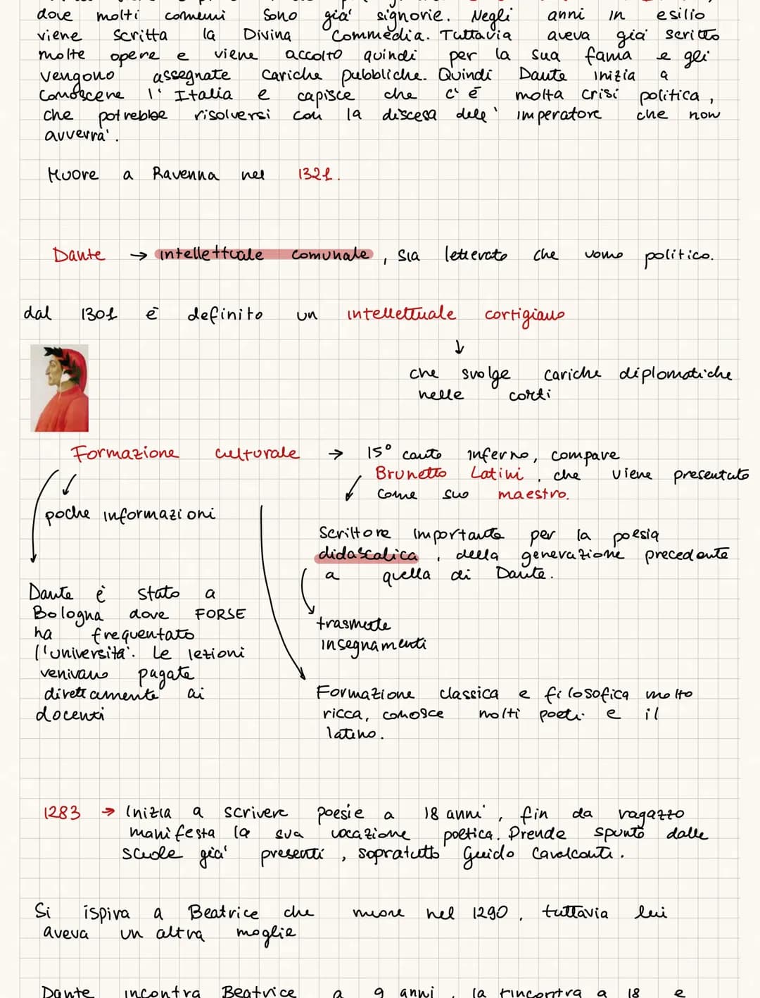 Analisi e Riassunto del Primo Canto dell'Inferno di Dante Alighieri PDF