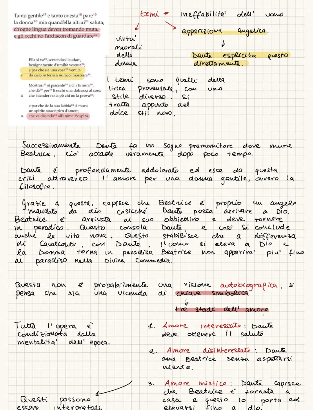 Analisi e Riassunto del Primo Canto dell'Inferno di Dante Alighieri PDF