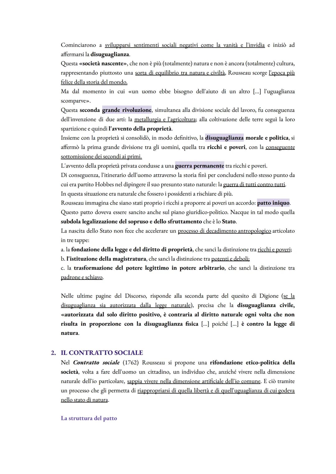 ROUSSEAU
La vita e le opere
Jean-Jacques Rousseau nacque a Ginevra il 28 giugno del 1712, da Isaac, modesto orologiaio, e dalla
madre, che m