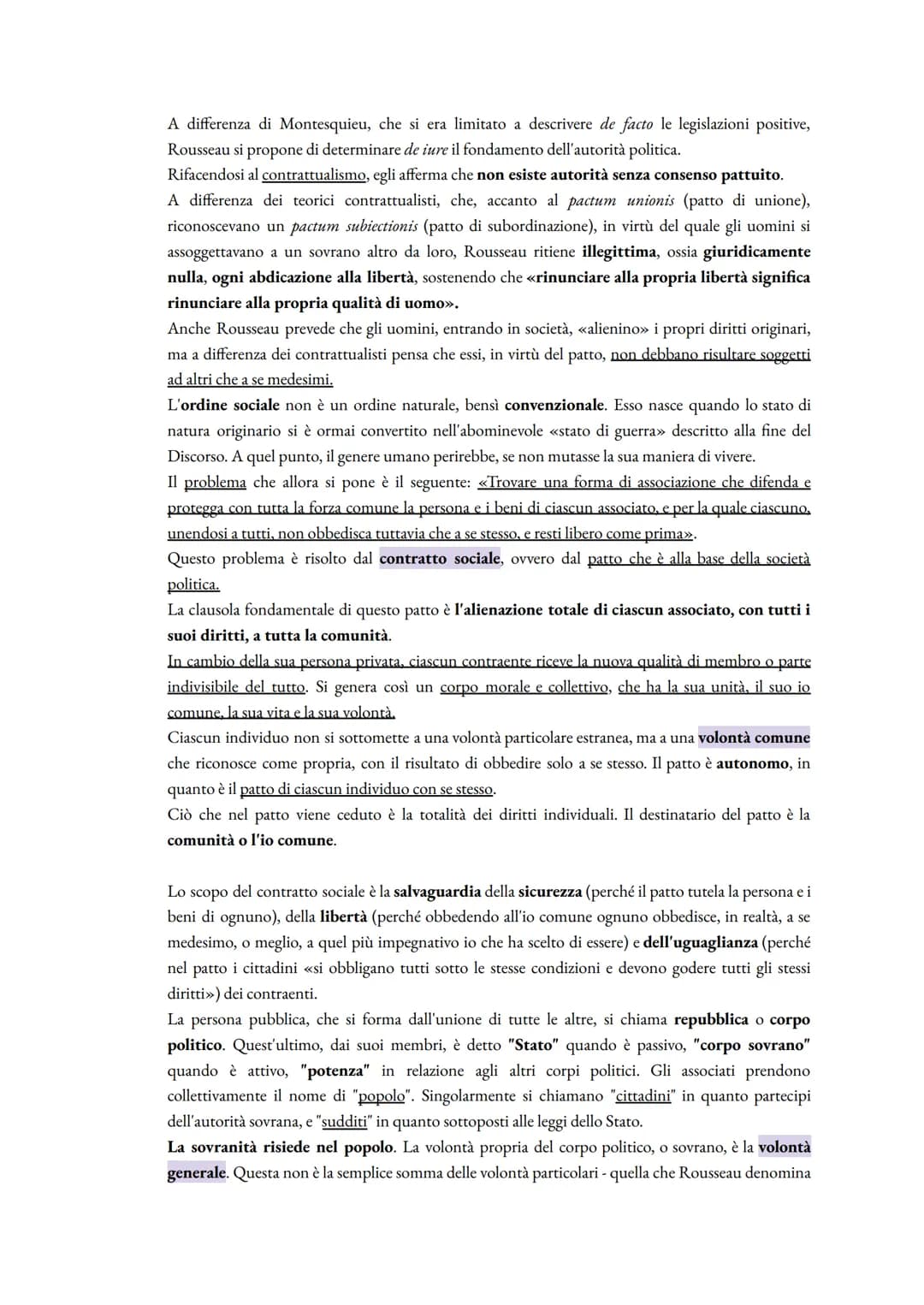 ROUSSEAU
La vita e le opere
Jean-Jacques Rousseau nacque a Ginevra il 28 giugno del 1712, da Isaac, modesto orologiaio, e dalla
madre, che m