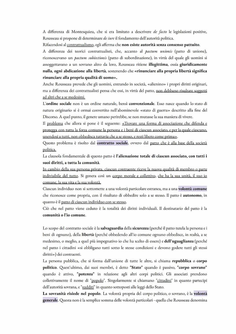 ROUSSEAU
La vita e le opere
Jean-Jacques Rousseau nacque a Ginevra il 28 giugno del 1712, da Isaac, modesto orologiaio, e dalla
madre, che m