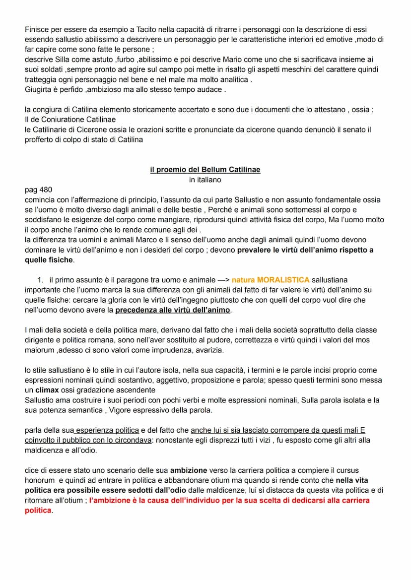 SALLUSTIO
biografia:
nasce 86 ac presso Amiterno in Sabina.
appartenente a famiglia plebea di condizioni molto agiate come se fosse un alto 
