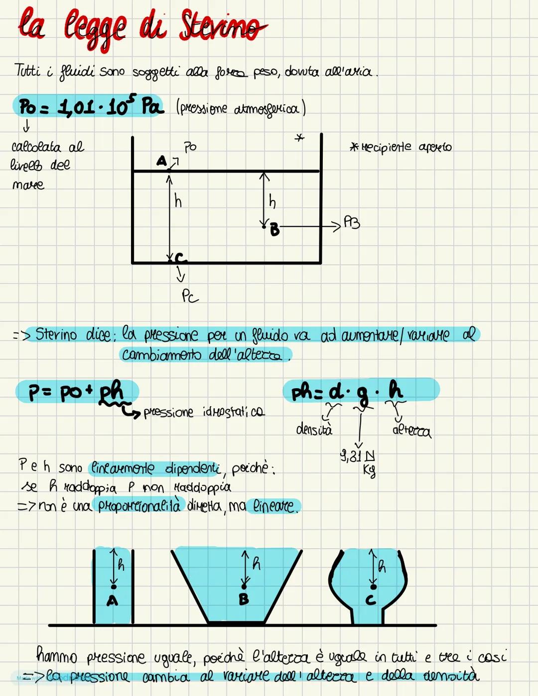 la pressione - P = √₁₂ [N₂ = Pa] -> unità di misuma
bar = 105 Pa
I CASO)
II CASO)
Fp
Made with Goodnotes
=> P=F
=> P=Fy =
ripasso
SOLIDI-for