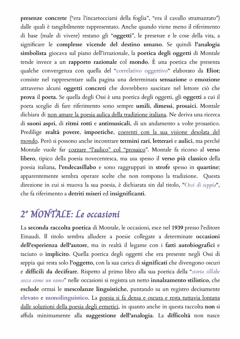 Eugenio Montale
VITA
Nasce a Genova il 12 ottobre 1896. Nel 1915 si diploma in ragioneria. Dopo aver
partecipato alla prima guerra mondiale,