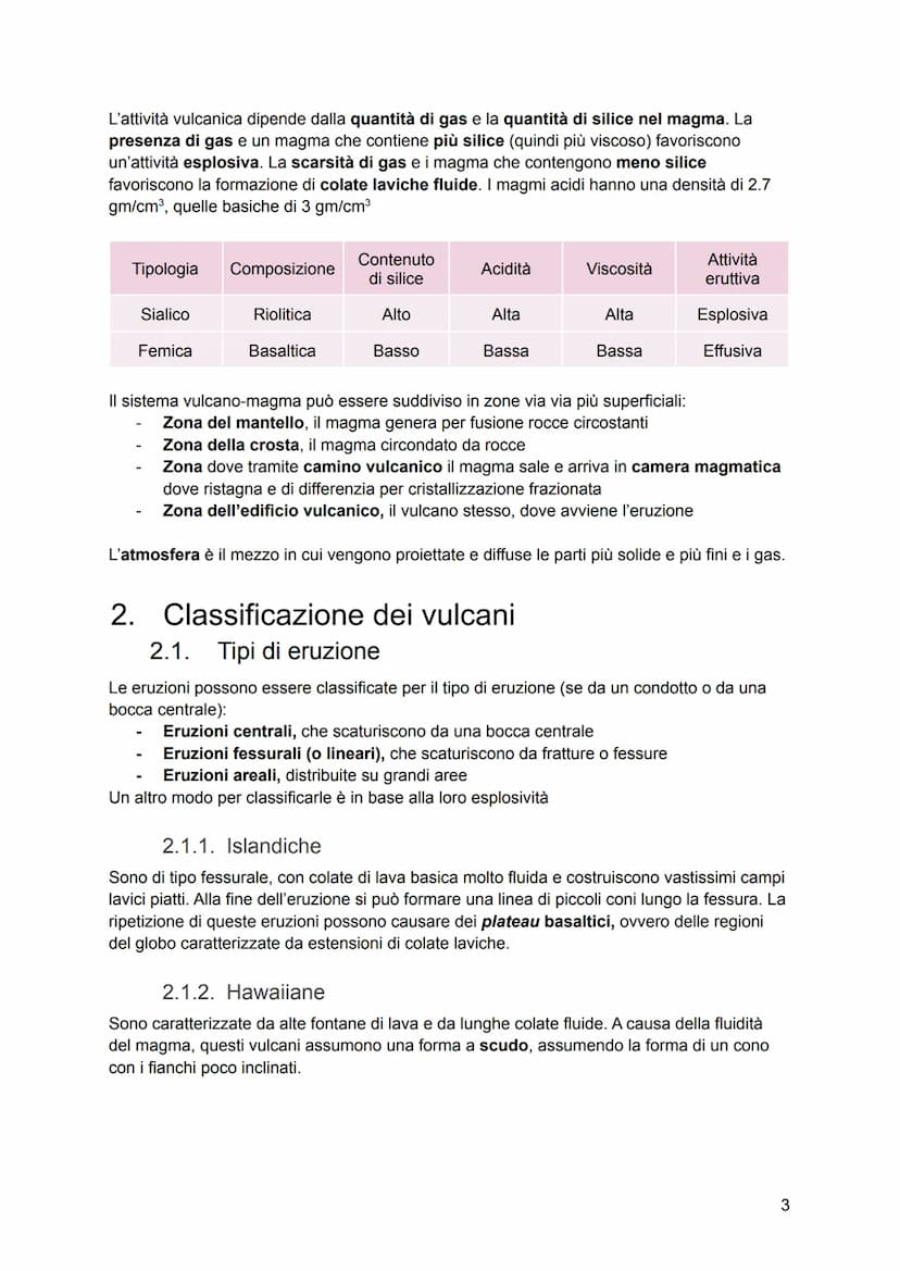 Vulcani:
1. Morfologia e attività
1.1. Definizione e relazioni geologiche
Il magma è meno denso delle rocce da cui deriva e comincia a galle