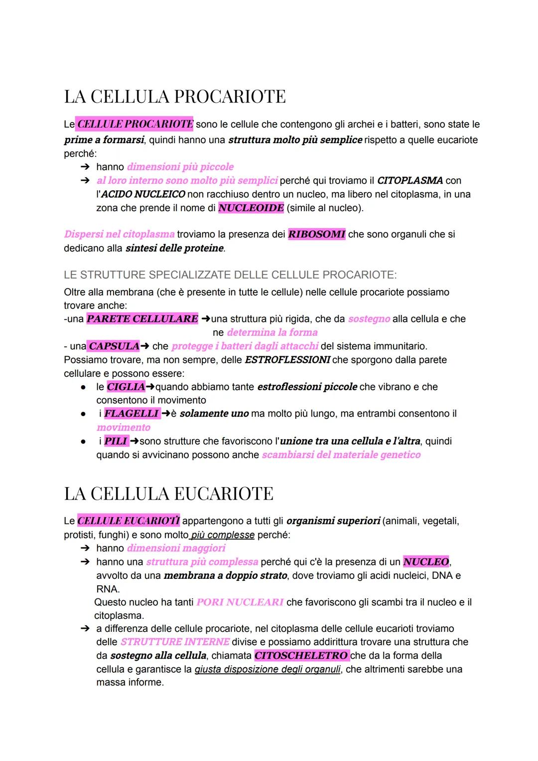 # LA CELLULA PROCARIOTE

Le CELLULE PROCARIOTE sono le cellule che contengono gli archei e i batteri, sono state le
prime a formarsi, quindi
