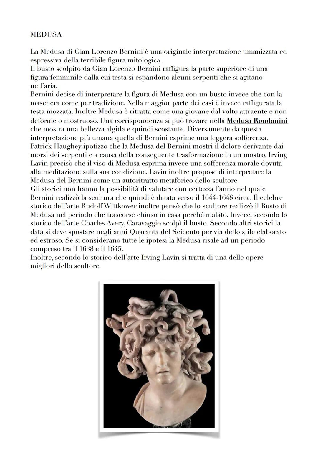 # LA VITA E LE OPERE DI GIAN LORENZO BERNINI

"L' ANIMATORE DEL MARMO"

Se non ci fosse stato Bernini, Roma non sarebbe stata la stessa. Di 