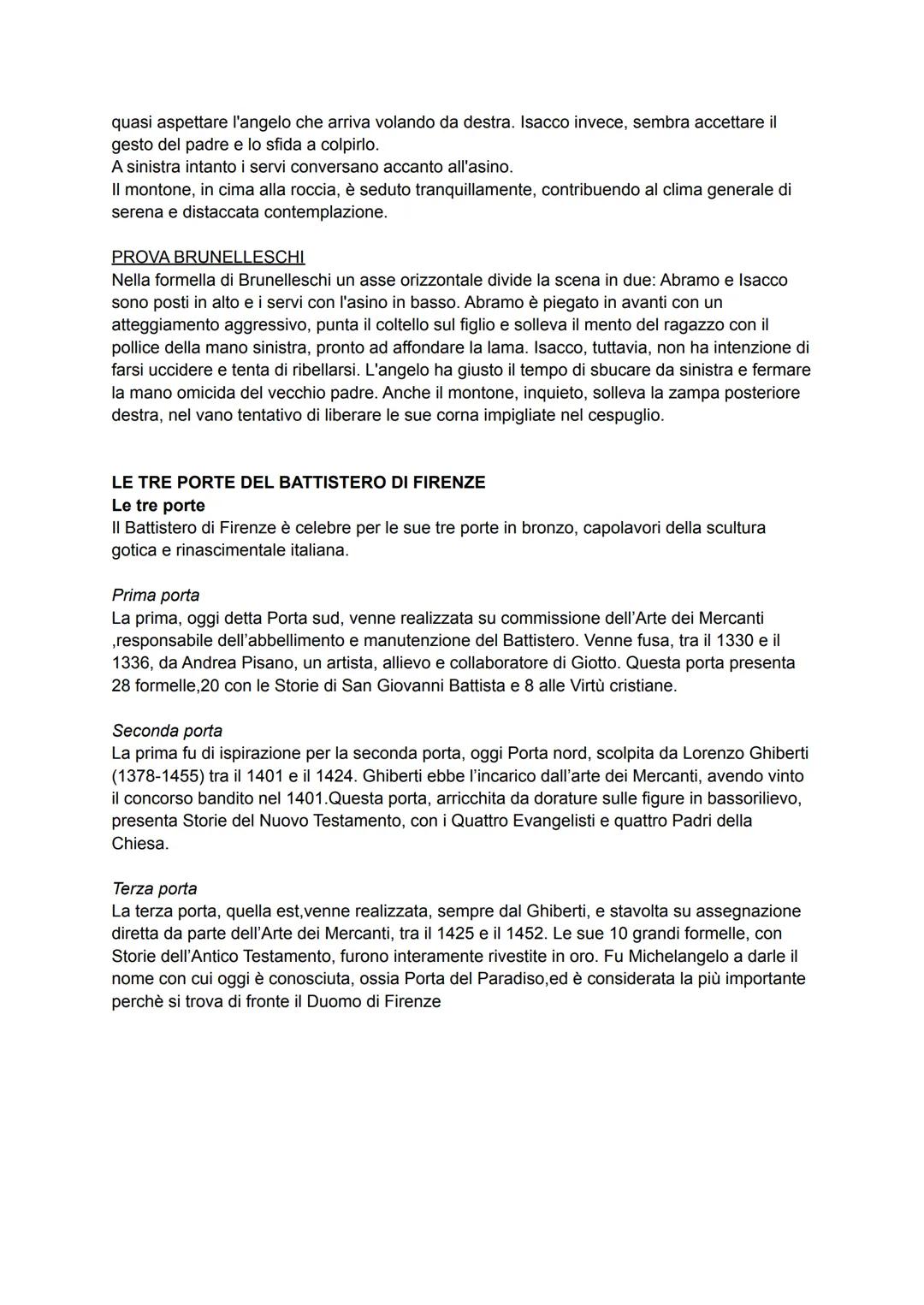 FILIPPO BRUNELLESCHI
Filippo Brunelleschi, detto Pippo, era figlio di un notaio e crebbe in una famiglia agiata
ricevendo una buona istruzio