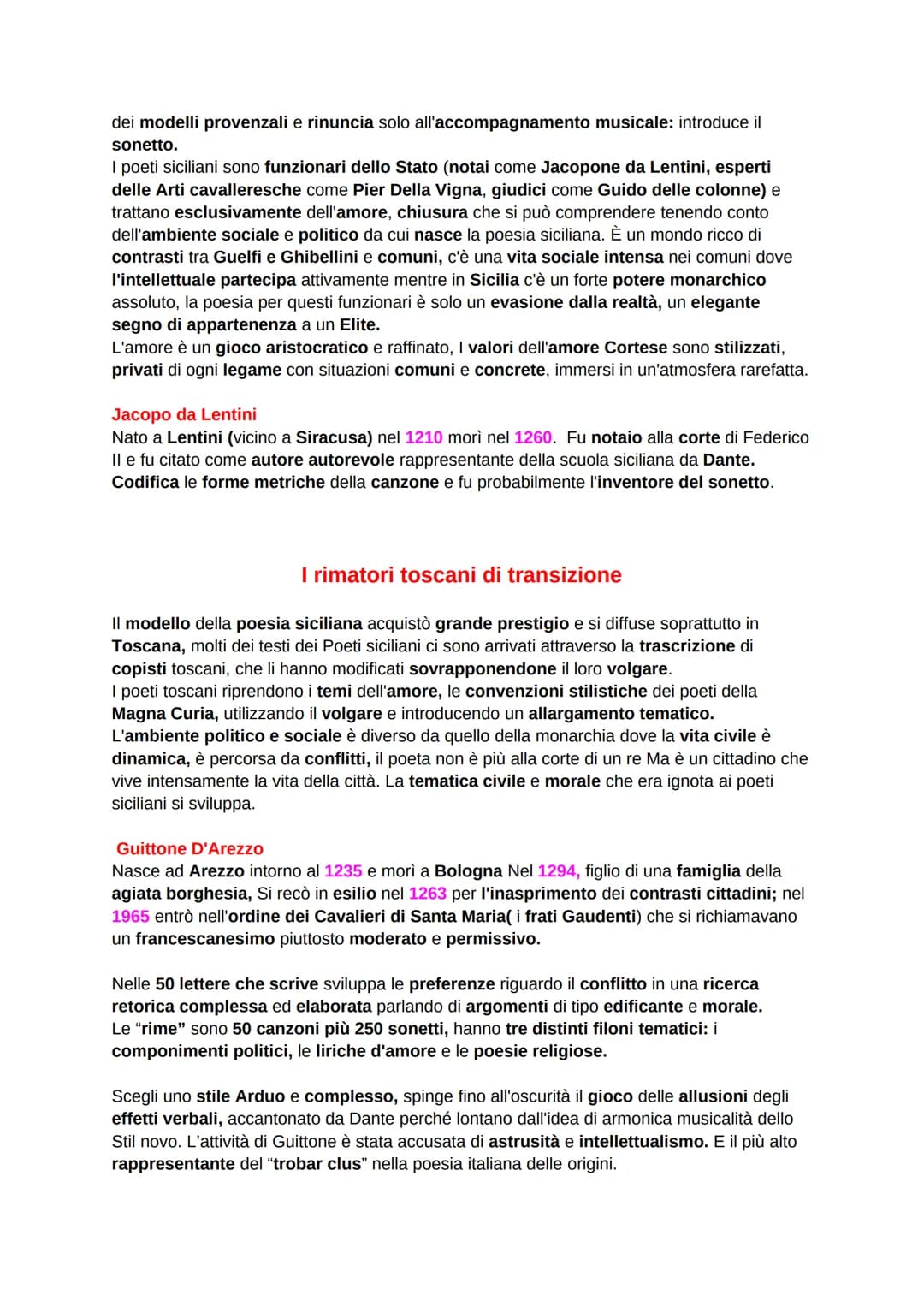 San Francesco d'Assisi Riassunto PDF e Jacopone da Todi Poesie e Opere