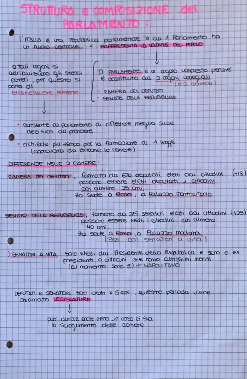 il parlamenco e la funsioner
legislativa
L'ORDINAMENTO DELLO STATO E GLI ORGANI COSTITUZIONALE:
Nella seconda parte della Costituzione è reg