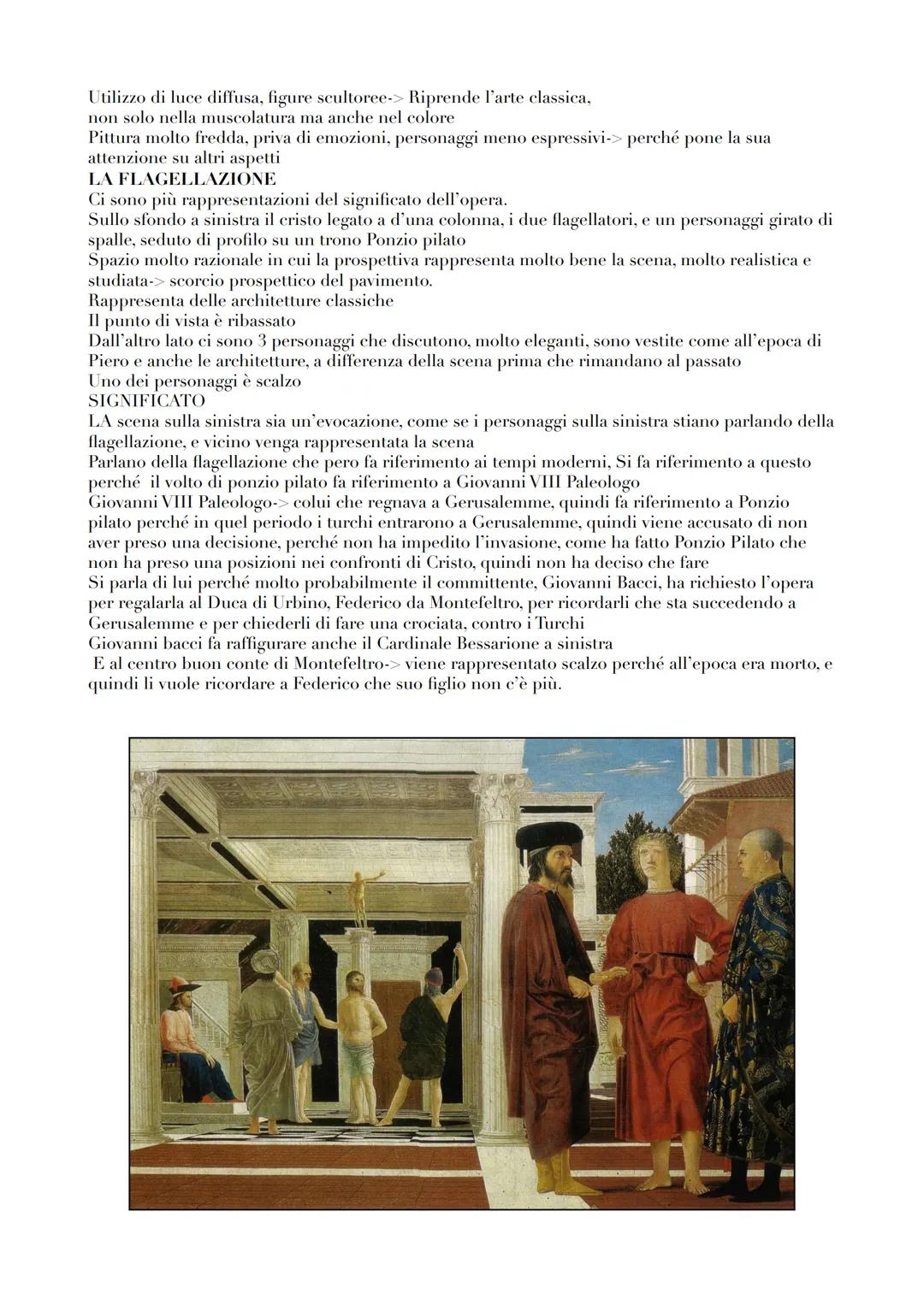 # PIERO DELLA FRANCESCA

È un pittore

Nasce in provincia di Arezzo-> dove avviene la sua prima formazione, quando si forma risente
l'influe